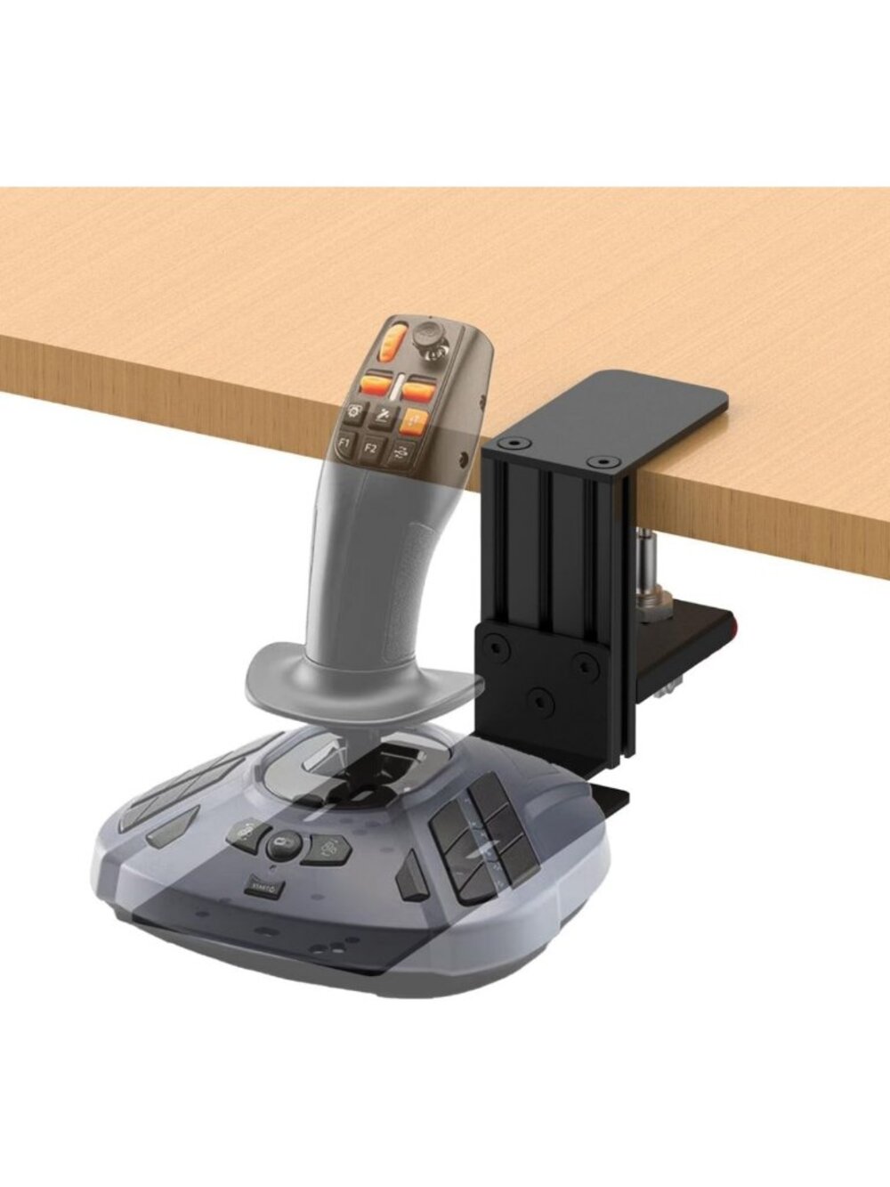 Universal Desk Mount for Flight Sim Joysticks - Compatible with Hotas, USB